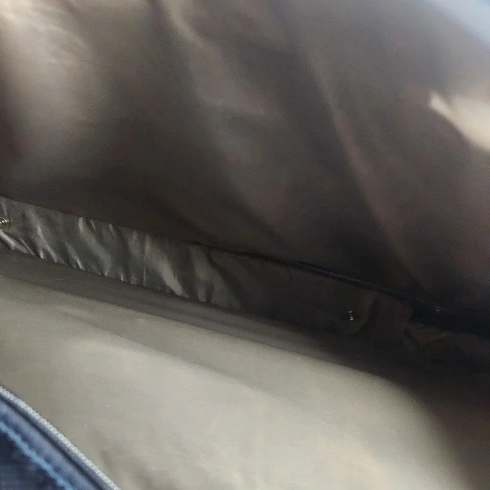 Vintage 1987 SAMSONITE SILHOUETTE 4 Business Navy Personal Travel Suitcase